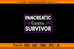 Pancreatic Cancer Survivor SVG Awareness Design File Product Image 1