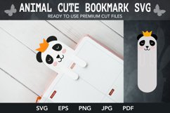 Cute Animal Bookmark Paper cut SVG I Cricut I Silhouette Product Image 1
