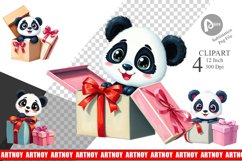 Panda Clipart Gift Product Image 1
