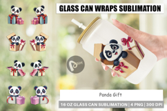 Glass Can Panda Gift Product Image 1