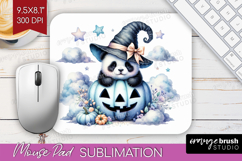 Panda Halloween Mouse Pad Sublimation Coquette Mousepad PNG Product Image 1