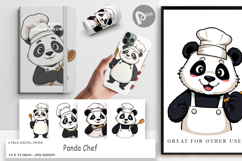Digital Paper Chef Panda Product Image 1