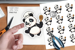 Chef Panda Sticker Product Image 1
