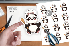 Chef Panda Sticker Product Image 1