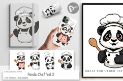 Digital Paper Chef Panda Product Image 1