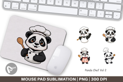 Mouse Pad Chef Panda Product Image 1