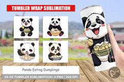 Tumbler Panda with Dumplings Product Image 1