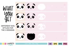 Panda Girl Party Svg for Cricut