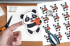 Gift Panda Sticker Product Image 1