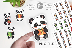 Gift Panda Sticker Product Image 1