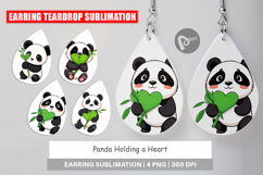 Earring Love Panda Product Image 1