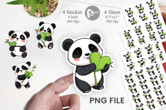 Love Panda Sticker Product Image 1