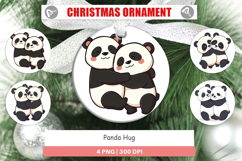 Ornament Hugging Panda Product Image 1
