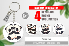 Keychain Hugging Panda Product Image 1