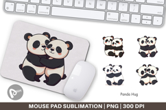 Mouse Pad Hugging Panda Product Image 1