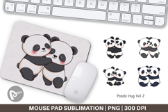 Mouse Pad Hugging Panda Product Image 1