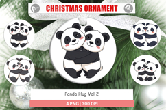 Ornament Hugging Panda Product Image 1