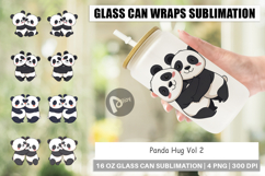 Glass Can Hugging Panda Product Image 1