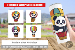 Tumbler Balloon Panda Product Image 1