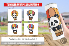 Tumbler Balloon Panda Product Image 1