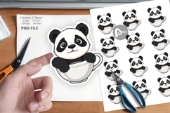 Teacup Panda Sticker Product Image 1