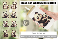 Glass Can Panda Mother&#039;s Day Product Image 1