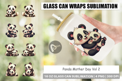 Glass Can Panda Mother&#039;s Day Product Image 1