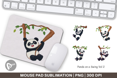 Mouse Pad Swing Panda Product Image 1