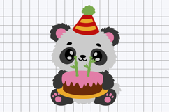 Panda day party 3D SVG Product Image 2