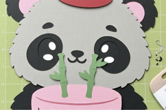 Panda day party 3D SVG Product Image 4