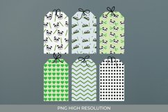 Panda Patterned Shaped Tags Product Image 1