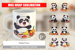 Mug Wrap Picnic Panda Product Image 1
