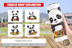 Tumbler Picnic Panda Product Image 1