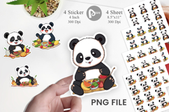 Picnic Panda Sticker Product Image 1