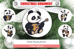 Ornament Guitar Panda Product Image 1