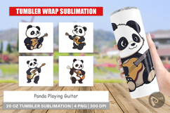 Tumbler Guitar Panda Product Image 1