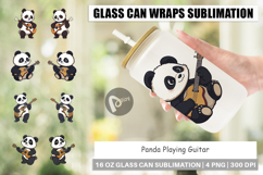 Glass Can Guitar Panda Product Image 1