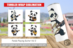 Tumbler Guitar Panda Product Image 1