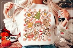 Retro Christmas PNG Sublimation / T-Shirt DTG DTF Transfer Product Image 1