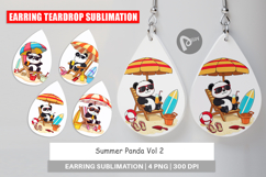Earring Summer Panda Product Image 1