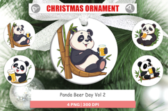 Ornament Panda Beer Day Product Image 1