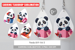 Earring Panda Gift Product Image 1