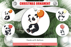Ornament Balloon Panda Product Image 1