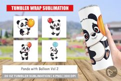 Tumbler Balloon Panda Product Image 1