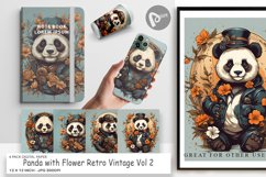 Digital Paper Steampunk Panda Product Image 1