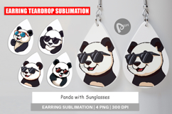 Earring Cool Panda Product Image 1