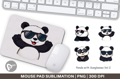 Mouse Pad Cool Panda Product Image 1