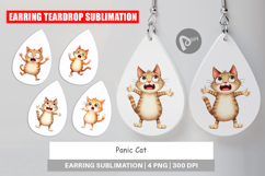 Earring Panic Cat Product Image 1