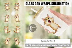 Glass Can Panic Cat Product Image 1