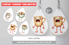 Earring Panic Coffee Product Image 1
